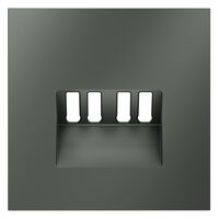 Накладка для розетки акустической 4-местной S70 (титан) / Voltum VLS001506