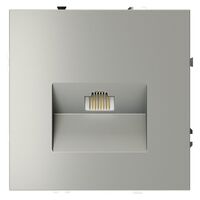 Розетка компьютерная RJ45 кат.6 S70 (сталь) / Voltum VLS060105