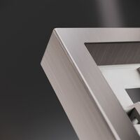 Рамка металлическая на 1 пост S70 Metal (никель) / Voltum VLSM120111
