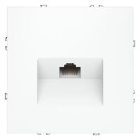 Розетка компьютерная RJ45 кат.6 S70 (белый матовый) / Voltum VLS060102