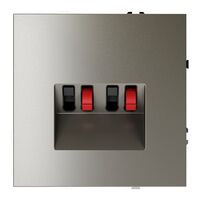Розетка акустическая 4-местная S70 (шелк) / Voltum VLS060304