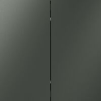 Проходной переключатель двухклавишный S70 (титан) / Voltum VLS020306