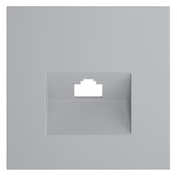 Накладка для розетки компьютерной RJ45 кат.6 S70 (серый) / Voltum VLS001316