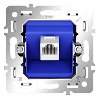 Механизм розетки компьютерной RJ45 кат.6, S70 / Voltum VLS0601M