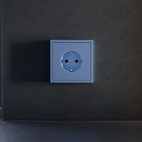 Накладка для розетки с заземлением S70 (деним) / Voltum VLS000615