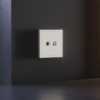 Накладка для розетки телевизионной оконечной TV+SAT S70 (хлопок) / Voltum VLS001613