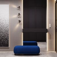 Клавиши для выключателя/переключателя двухклавишного с подсветкой S70 (хлопок) / Voltum VLS000413