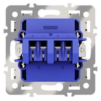 Механизм розетки акустической 4-местной, S70 / Voltum VLS0603M