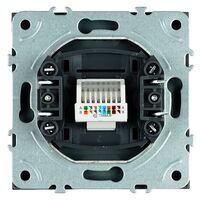 Розетка компьютерная RJ-45 Эмили (черный уголь) / Stekker RST00-5117-05