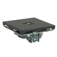 Розетка TV Эмили (черный уголь) / Stekker RST00-5108-05
