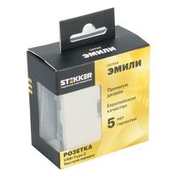 Розетка USB тип A+C Эмили (кашемир) / Stekker RST10-5115-08