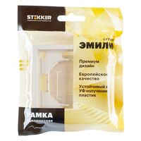 Рамка на 1 пост Эмили (кашемир) / Stekker PFR00-5001-08