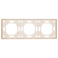 Рамка на 3 поста Эмили (кашемир) / Stekker PFR00-5003-08