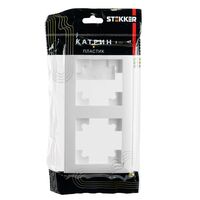 Рамка на 2 поста Катрин (белый, Light) / Stekker PFR00-7002-01