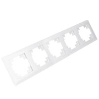 Рамка на 4 поста Катрин (белый, Light) / Stekker PFR00-7004-01