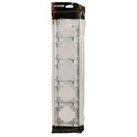Рамка на 5 постов Катрин (серебро, Light) / Stekker PFR00-7005-03