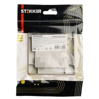 Рамка на 1 пост Катрин (шампань, Light) / Stekker PFR00-7001-02