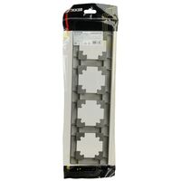 Рамка на 4 поста Катрин (графит, Light) / Stekker PFR00-7004-06