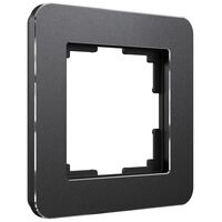 Рамка на 1 пост (черный, Platinum) / W0012608