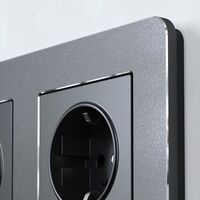 Рамка на 2 поста (черный , Platinum) / W0022608