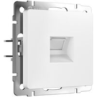 Розетка Ethernet RJ-45 (белый матовый) / W1181061
