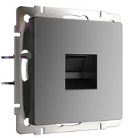 Розетка Ethernet RJ-45 (графит матовый) / W1181064