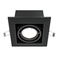 Встраиваемый светильник Metal Modern GU10 1x10Вт / Maytoni DL008-2-01-B
