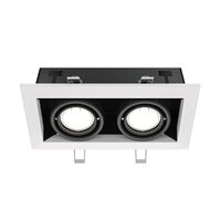 Встраиваемый светильник Metal Modern GU10 2x10Вт / Maytoni DL008-2-02-W