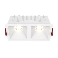 Встраиваемый светильник Alfa LED 3000K 2x10Вт 36° / Maytoni DL043-02-10W3K-SQ-W