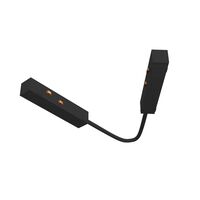 Коннектор питания угловой 15 см Exility черный / Maytoni TRA034CPC-42B-15