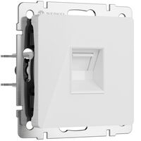 Розетка Ethernet RJ-45 (белый акрил) / W1181041