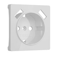 Накладка для розетки USB (белый акрил) / W1179541