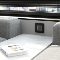 Рамка на 1 пост (черный алюминий, AluMax) / Werkel W0013508