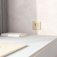 Рамка на 1 пост (шампань, AluMax) / Werkel W0013511