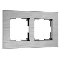 Рамка на 2 поста (алюминий, AluMax) / Werkel W0023506