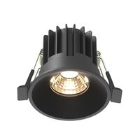Встраиваемый светильник Round 3000K 7W 60° / Maytoni DL058-7W3K-B