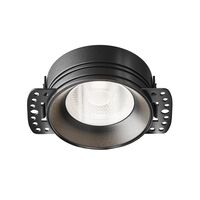 Встраиваемый светильник Flint GU10 10Вт IP 44 / Maytoni DL101-GU10-TRS-B