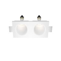Встраиваемый светильник Gyps Modern GU10 2x10Вт / Maytoni DL002-WW-02-W
