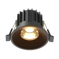 Встраиваемый светильник Round 2700K 12Вт 60° IP 20 / Maytoni DL058-12W2.7K-B