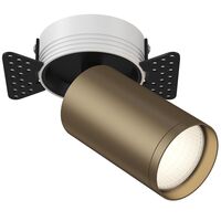 Встраиваемый светильник (Набор) FOCUS S 1x10Вт GU10 / Maytoni C058CL-1BBZ
