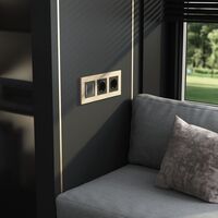 Рамка на 3 поста (шампань, AluMax) / Werkel W0033511