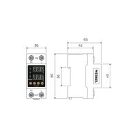 Реле напряжения 1P+N 63А / W932P63R