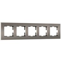 Рамка на 5 постов (бронза матовый, Slab) / Werkel W0052963