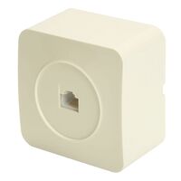 Розетка компьютерная RJ-45 София (слоновая кость) / Stekker MST00-20-04