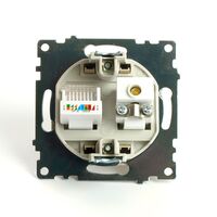 Розетка TV + RJ-45 Катрин (золото) / Stekker GLS00-7106-08