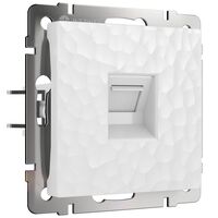 Розетка Ethernet RJ-45 (белый, Hammer) / W1281001