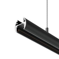Шинопровод 2м подвесной круглый Basity, черный / Maytoni TRX172-R-112B