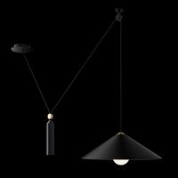 Подвесной светильник Peso E27 1x60Вт / Maytoni P080PL-01B
