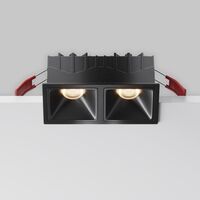 Встраиваемый светильник Alfa LED 3000K 10Вт 50° / Maytoni DL043-02-10W3K-SQ-B-1
