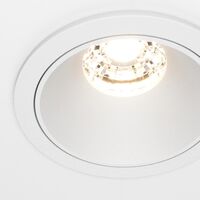 Встраиваемый светильник Alfa LED 3000K 10Вт 36° / Maytoni DL043-01-10W3K-RD-W